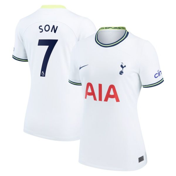 Son Heung-min Tottenham Hotspur Women 2022/23 Home Replica Player Jersey - White