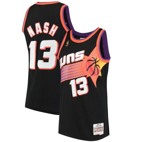 Steve Nash Phoenix Suns M&N 1996-97 Hardwood Classics Swingman Jersey - Black