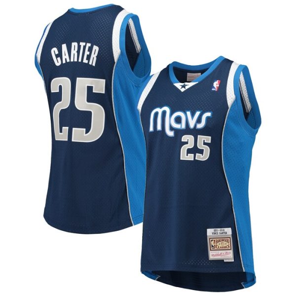 Vince Carter Dallas Mavericks M&N 2011-12 Hardwood Classics Swingman Jersey - Navy