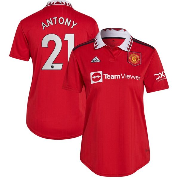 Antony Manchester United Women 2022-23 Home Replica Player Jersey - Red