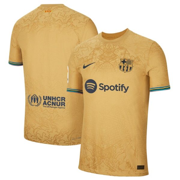 Barcelona 2022-23 Away Blank Jersey - Yellow