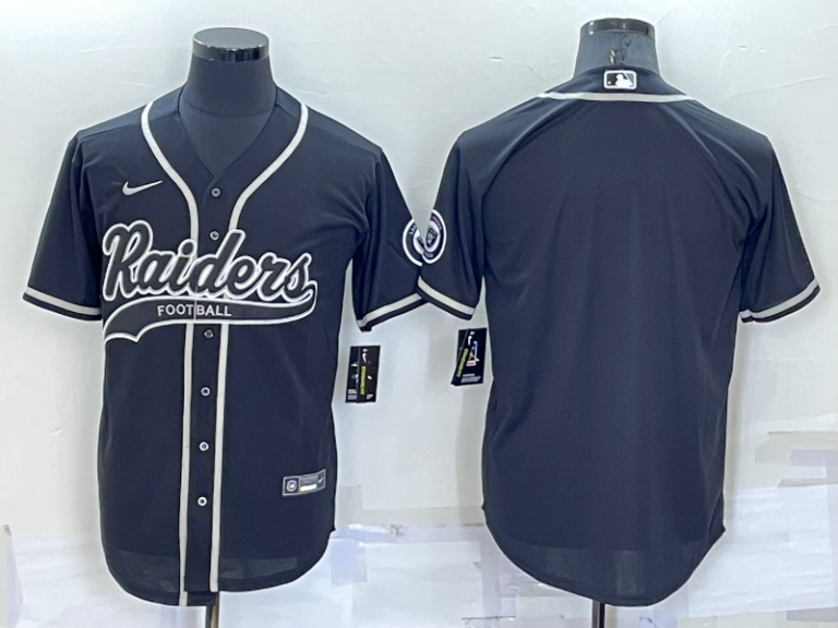 Men Las Vegas Raiders Blank Black Stitched MLB Cool Base Baseball Jersey