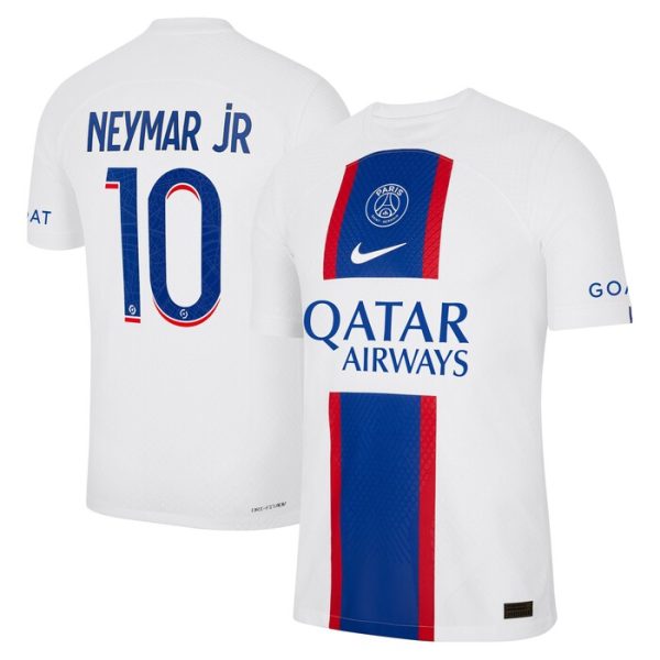 Neymar Jr. Paris Saint-Germain 2022-23 Third Vapor Match Player Jersey - White