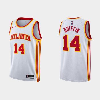 Atlanta Hawks AJ Griffin #14 Association Edition White Jersey