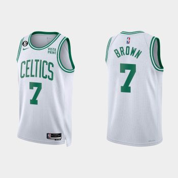 Boston Celtics Jaylen Brown #7 Association Edition White Jersey