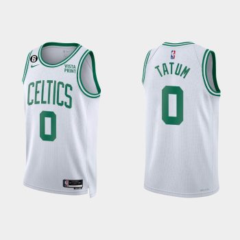 Boston Celtics Jayson Tatum #0 Association Edition White Jersey