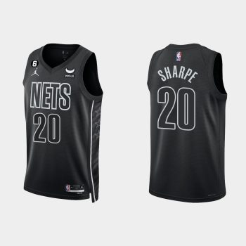 Brooklyn Nets #20 Day'Ron Sharpe Statement Edition Black Jersey 2022-23