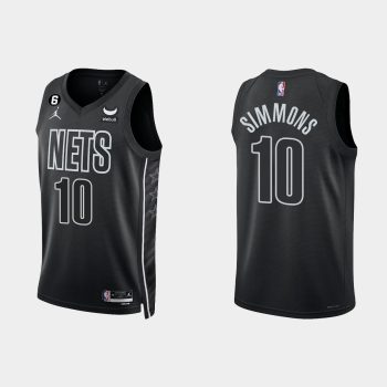 Brooklyn Nets Ben Simmons #10 Black 2022-23 Statement Edition Jersey