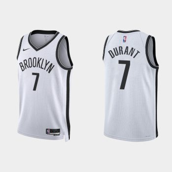 Brooklyn Nets Kevin Durant #7 2022-23 Association Edition White Jersey Swingman