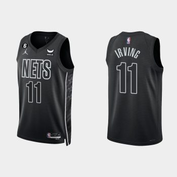 Brooklyn Nets Kyrie Irving #11 Black 2022-23 Statement Edition Jersey
