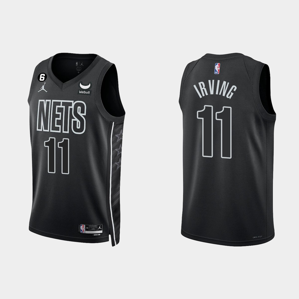 Brooklyn Nets Kyrie Irving #11 Black 2022-23 Statement Edition Jersey ...