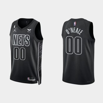 Brooklyn Nets Royce O'Neale #00 Black 2022-23 Statement Edition Jersey