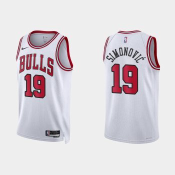 Chicago Bulls Marko Simonovic #19 Association Edition White Jersey