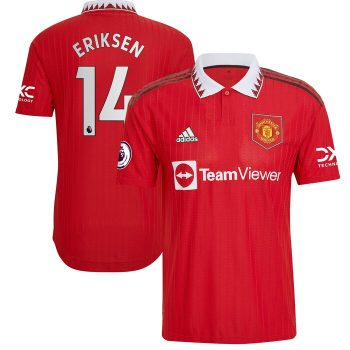 Christian Eriksen Manchester United 2022-23 Home Player Jersey - Red