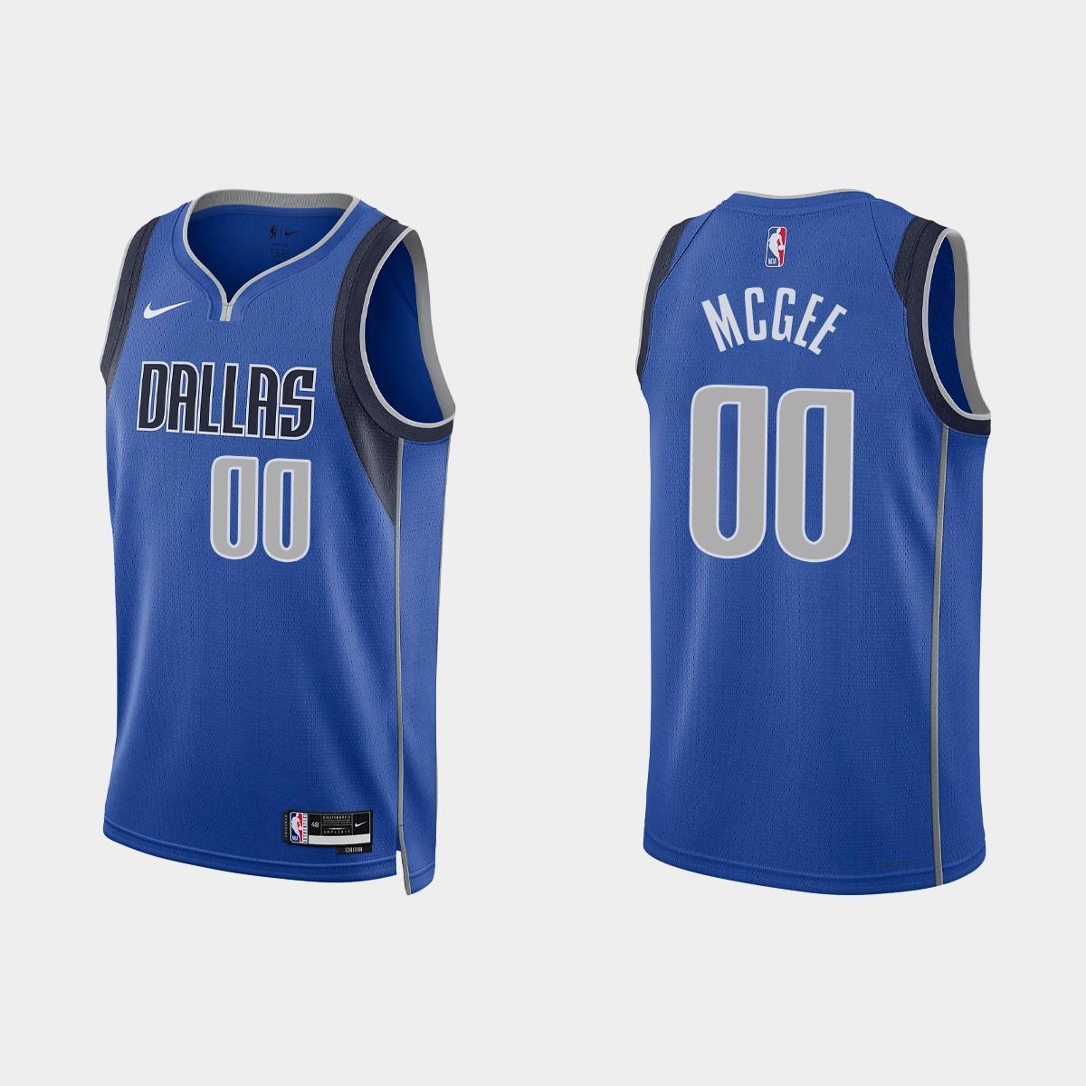 Dallas Mavericks #00 Javale Mcgee Icon Edition Royal Jersey 2022-23 