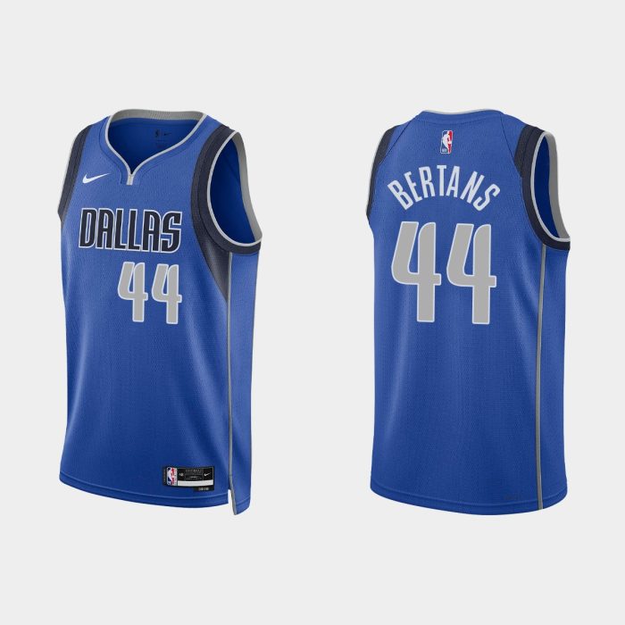 Dallas Mavericks #44 Davis Bertans Icon Edition Royal Jersey 2022-23