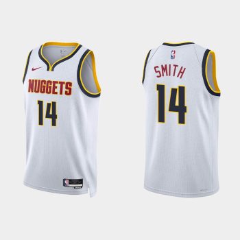 Denver Nuggets Ish Smith #14 2022-23 Association Edition White Jersey Swingman