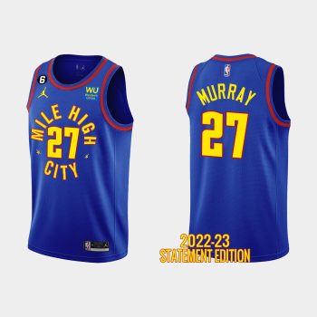 Denver Nuggets Jamal Murray #27 Royal Blue 2022-23 Statement Edition Jersey