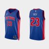Detroit Pistons #23 Jaden Ivey Icon Edition Royal Jersey 2022-23