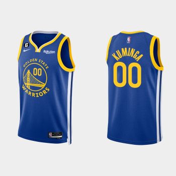 Golden State Warriors #00 Jonathan Kuminga Icon Edition Royal Jersey 2022-23