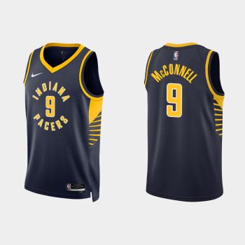 Indiana Pacers #9 T.J. McConnell Icon Edition Black Jersey 2022-23