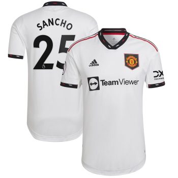 Jadon Sancho Manchester United 2022-23 Away Player Jersey - White