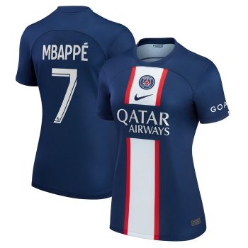 Kylian Mbappe Paris Saint-Germain Women 2022-23 Home Replica Player Jersey - Blue