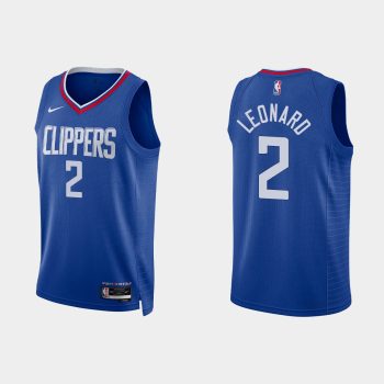 Los Angeles Clippers #2 Kawhi Leonard Icon Edition Blue Jersey 2022-23