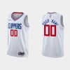 Los Angeles Clippers Custom #00 Association Edition White Jersey