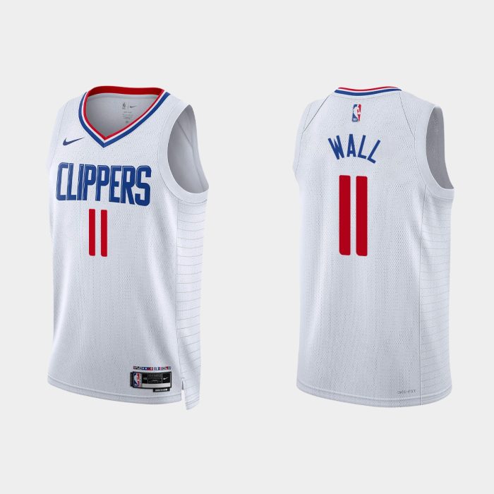 Los Angeles Clippers John Wall #11 Association Edition White Jersey