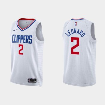 Los Angeles Clippers Kawhi Leonard #2 Association Edition White Jersey