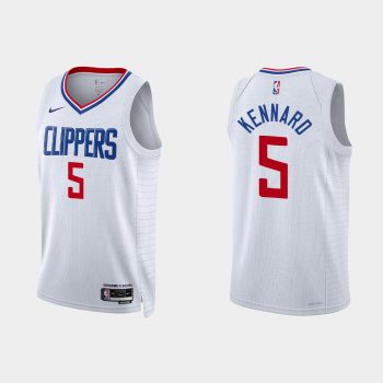 Los Angeles Clippers Luke Kennard #5 Association Edition White Jersey