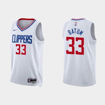 Los Angeles Clippers Nicolas Batum #33 Association Edition White Jersey