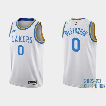 Los Angeles Lakers Russell Westbrook #0 2022-23 Classic Edition White Jersey