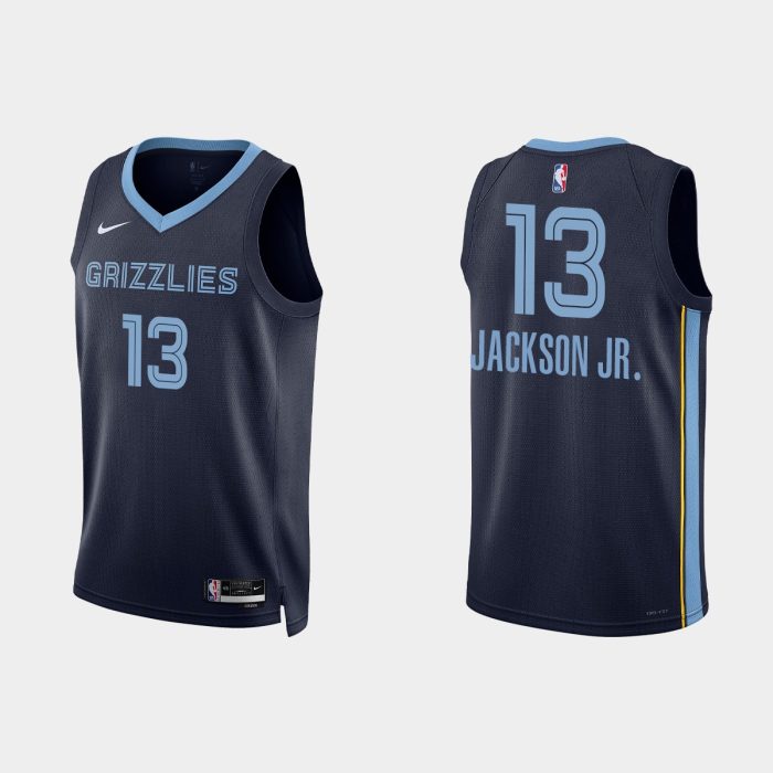 Memphis Grizzlies #13 Jaren Jackson Jr. Icon Edition Navy Jersey 2022-23