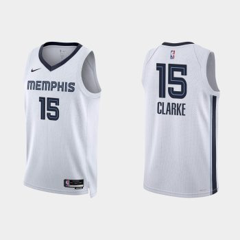 Memphis Grizzlies Brandon Clarke #15 Association Edition White Jersey