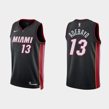 Miami Heat #13 Bam Adebayo Icon Edition Black Jersey 2022-23