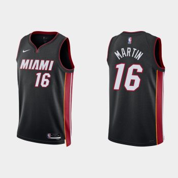 Miami Heat #16 Caleb Martin Icon Edition Black Jersey 2022-23