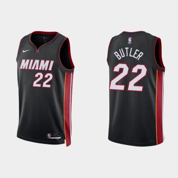 Miami Heat #22 Jimmy Butler Icon Edition Black Jersey 2022-23