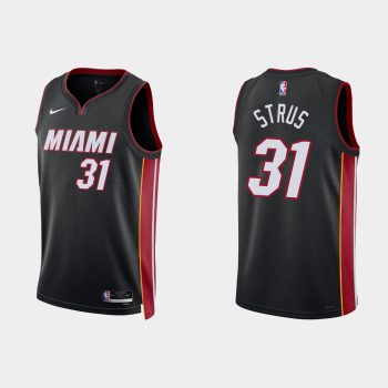 Miami Heat #31 Max Strus Icon Edition Black Jersey 2022-23