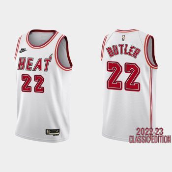 Miami Heat Jimmy Butler #22 2022-23 Classic Edition White Jersey