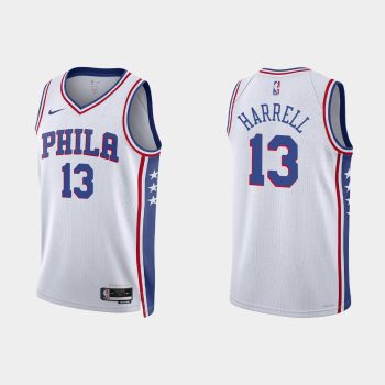 Philadelphia 76ers Montrezl Harrell #13 2022-23 Association Edition White Jersey Swingman