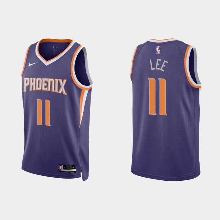 Phoenix Suns #11 Damion Lee Icon Edition Purple Jersey 2022-23 – Choose ...