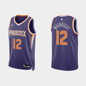 Phoenix Suns #12 Ishmail Wainright Icon Edition Purple Jersey 2022-23