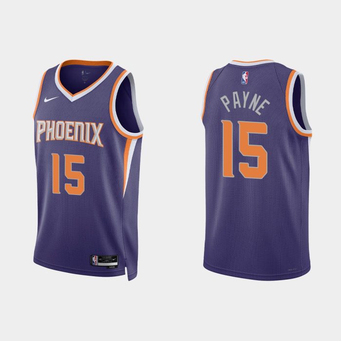 Phoenix Suns #15 Cameron Payne Icon Edition Purple Jersey 2022-23