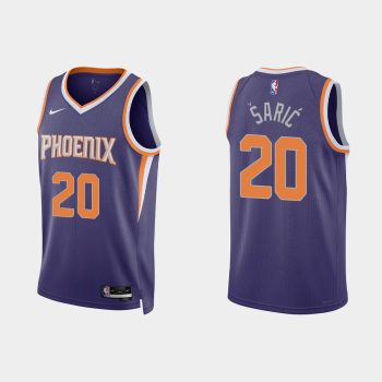 Phoenix Suns #20 Dario Saric Icon Edition Purple Jersey 2022-23