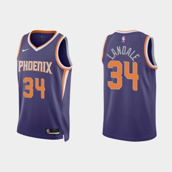 Phoenix Suns #34 Jock Landale Icon Edition Purple Jersey 2022-23