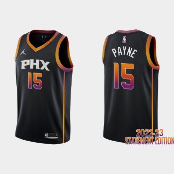 Phoenix Suns Cameron Payne #15 Black 2022-23 Statement Edition Jersey