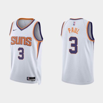 Phoenix Suns Chris Paul #3 Association Edition White Jersey