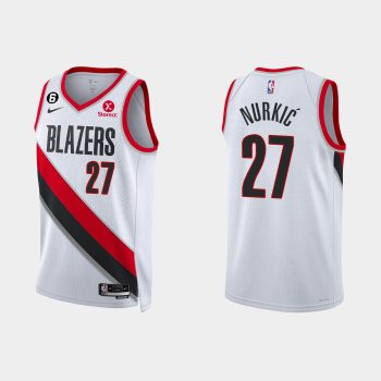 Portland Trail Blazers Jusuf Nurkic #27 Association Edition White Jersey